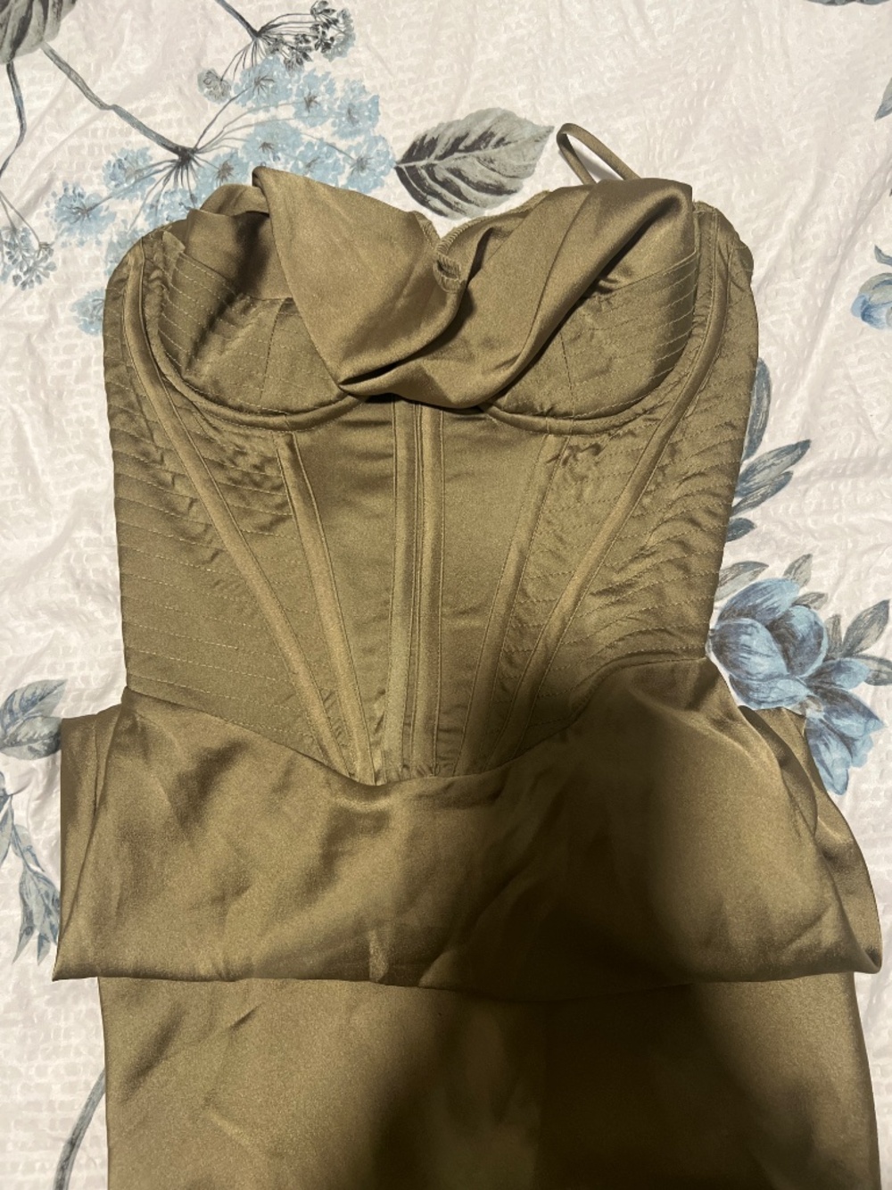 House of CB Olive Green Maxi Dress - Picture 3 of 6